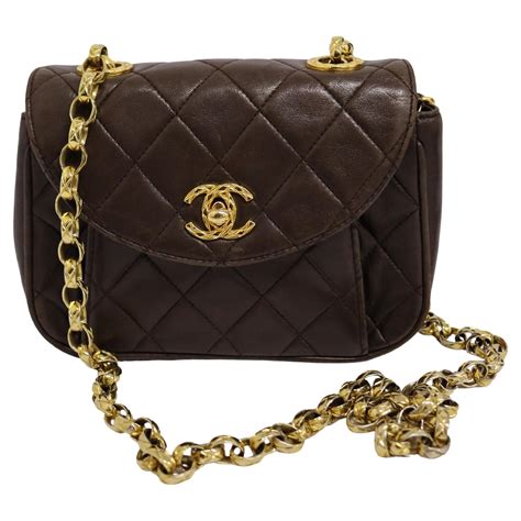 brown chanel bag|More.